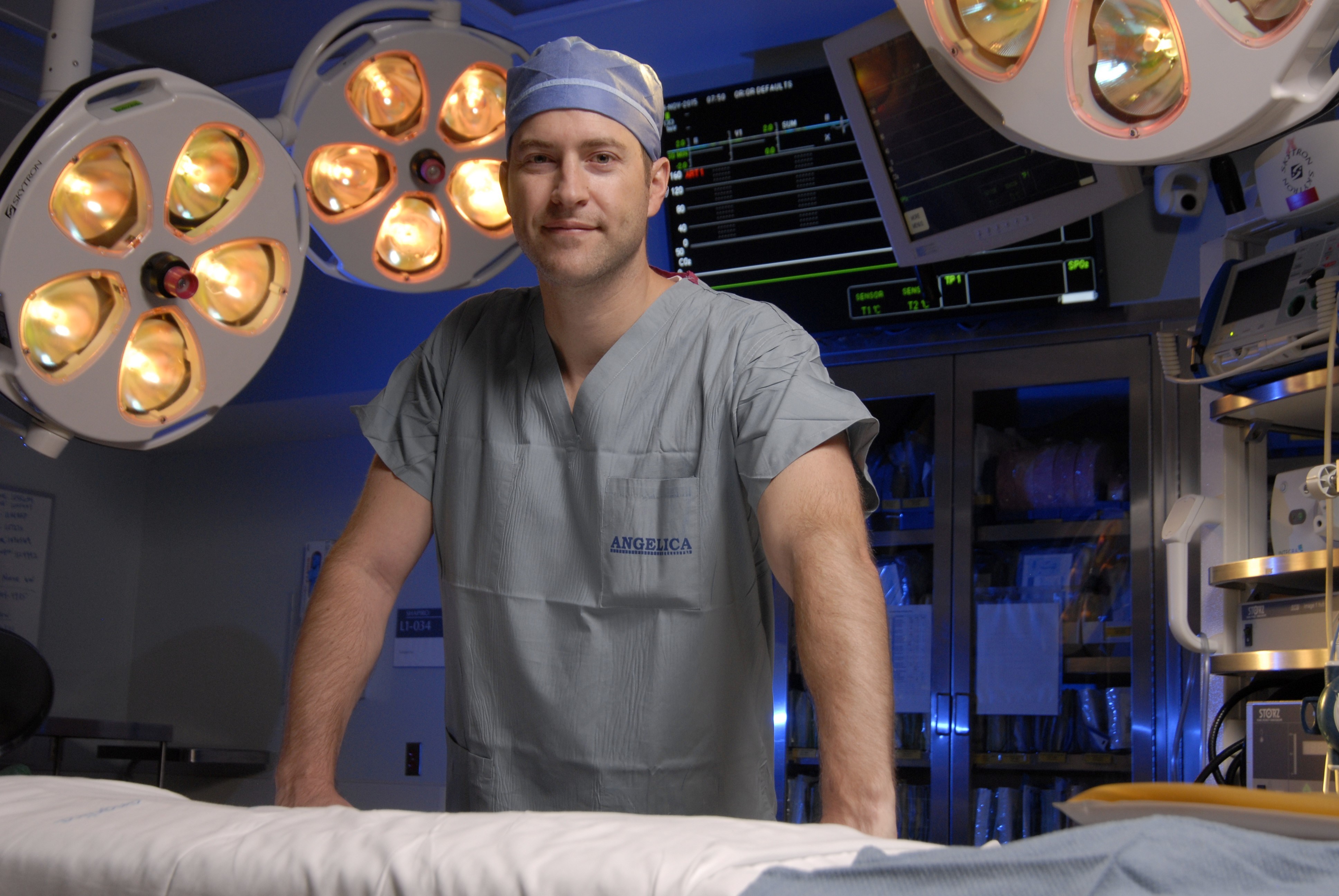 Mark A. Preston, MD, MPH in a surgical theater
