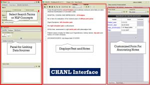 CHANL interface screenshot