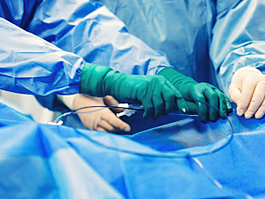 Team of cardiologists perform transcatheter closure treatment